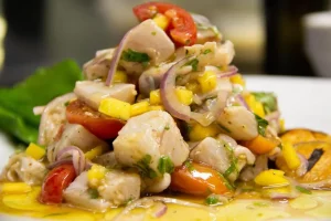 ceviche de tilápia